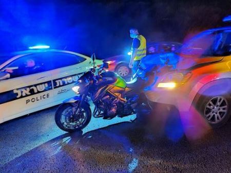 إصابة سائق دراجة نارية من عرعرة بجراح خطيرة اثر حادث على شارع 65 وادي عارة